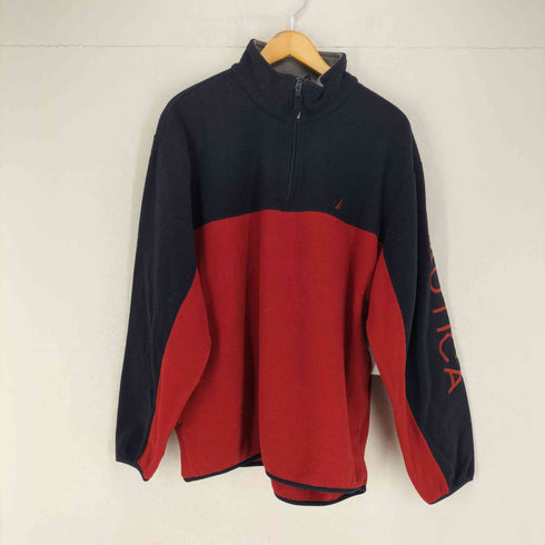 ノーティカ NAUTICA アームロゴ刺繍ハーフジップジャケット メンズ JPN:XL