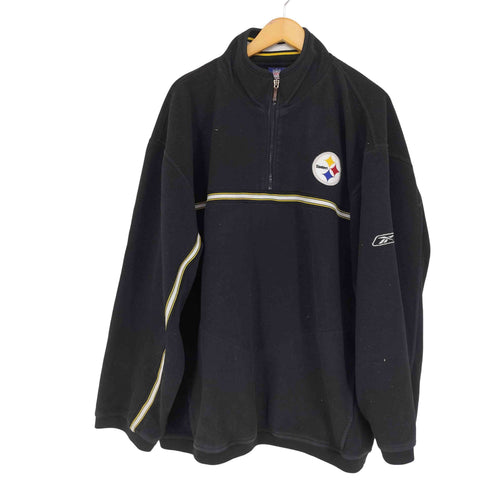 チームアパレル NFL TEAM APPAREL チームロゴ刺繍ハーフジップフリースジャケット メンズ