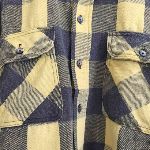 プレンティス Prentiss 80-90s USA製 コットンヘビーネルシャツ メンズ LARGE