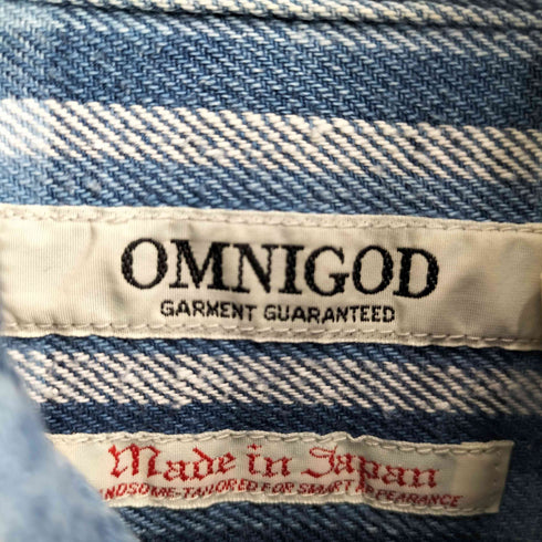 オムニゴッド OMNIGOD 日本製 コットンチェックネルシャツ メンズ 3