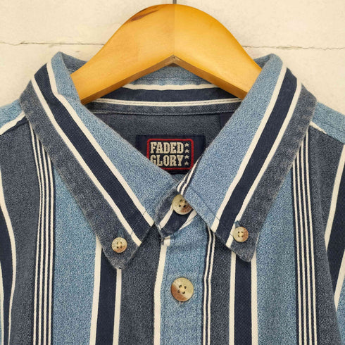 フェイデッドグローリー FADED GLORY ストライプオックスフォードシャツ メンズ JPN:XL
