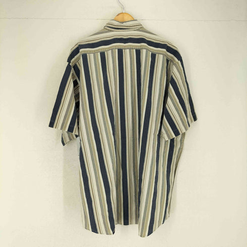 ベーシックエディションズ BASIC EDITIONS 90S ストライプ オックスフォード S/S シャツ ビッグサイズ メンズ 2XL