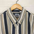 ベーシックエディションズ BASIC EDITIONS 90S ストライプ オックスフォード S/S シャツ ビッグサイズ メンズ 2XL