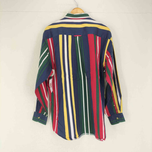 ノーティカ NAUTICA 90s マルチカラーストライプオックスフォードシャツ メンズ JPN:M