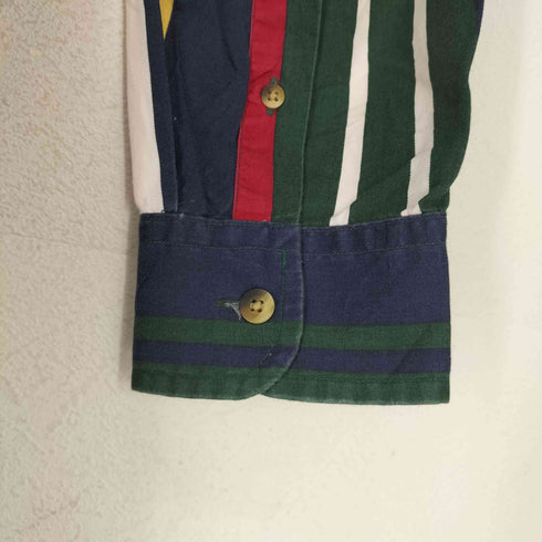 ノーティカ NAUTICA 90s マルチカラーストライプオックスフォードシャツ メンズ JPN:M