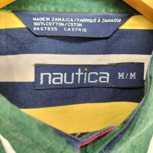 ノーティカ NAUTICA 90s マルチカラーストライプオックスフォードシャツ メンズ JPN:M