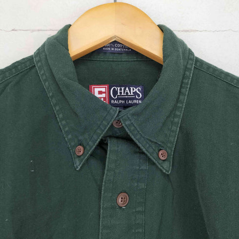 チャップスラルフローレン CHAPS RALPH LAUREN ロゴ刺繍オックスフォードシャツ メンズ JPN:M