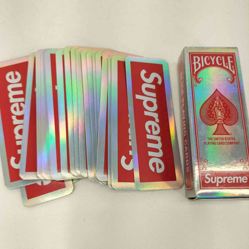 シュプリーム Supreme BICYCLE HOLOGRAPHIC SLICE CARDS メンズ