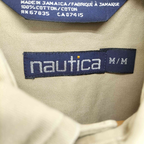 ノーティカ NAUTICA 90s ロゴ刺繍オックスフォードシャツ メンズ JPN:M
