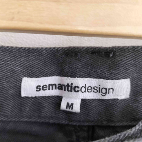 Semantic design Y2K ローライズ ブーツカットフレアデニム メンズ M