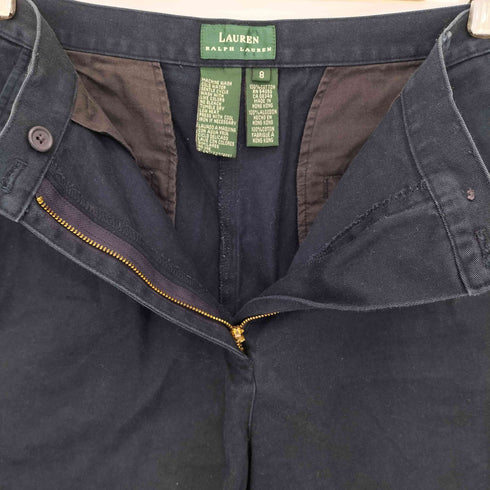 ローレンラルフローレン LAUREN RALPH LAUREN 香港製 タックハーフパンツ レディース 8