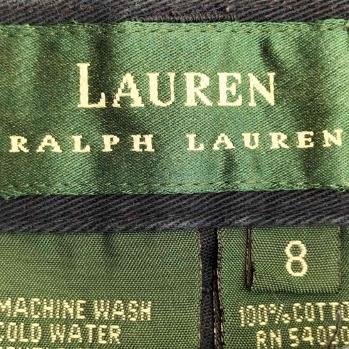 ローレンラルフローレン LAUREN RALPH LAUREN 香港製 タックハーフパンツ レディース 8
