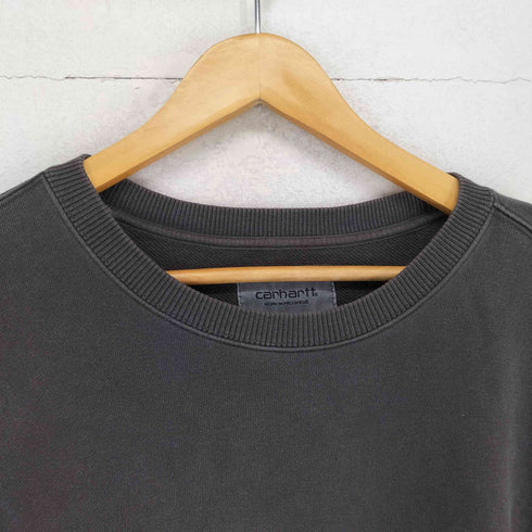 カーハート Carhartt 後染め フロントロゴ刺繍スウェット メンズ JPN:L