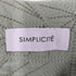シンプリシテェ SIMPLICITE 刺繍キルトジャケット レディース