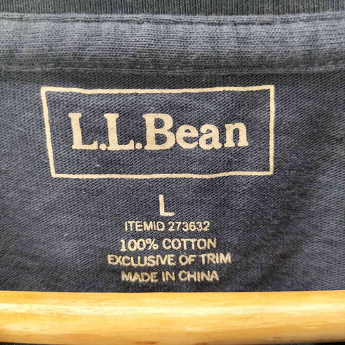 エルエルビーン L.L.Bean ヘンリーネック ロングスリーブカットソー メンズ import:L