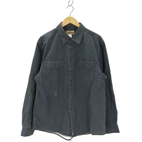 エルエルビーン L.L.Bean KATAHDIN IRON WORKS ダック生地 L/Sワークシャツ メンズ import:XL