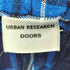アーバンリサーチドアーズ URBAN RESEARCH DOORS チェックラップストレートスカート レディース JPN:M