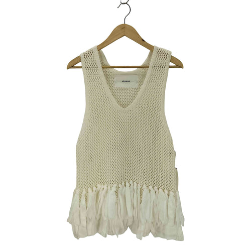 アダワズ ADAWAS FRINGE MESH VEST フリンジメッシュベスト レディース FREE