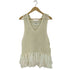 アダワズ ADAWAS FRINGE MESH VEST フリンジメッシュベスト レディース FREE