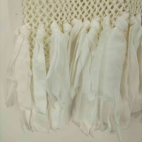 アダワズ ADAWAS FRINGE MESH VEST フリンジメッシュベスト レディース FREE