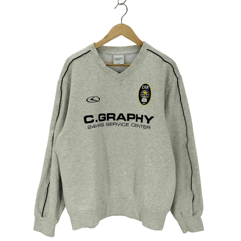 codegraphy 24H TRACK V-NECK SWEATSHIRT メンズ import:M