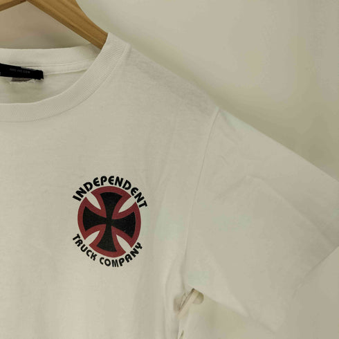 エヌエイチエス NHS INDEPENDENT TRUCK COMPANY クロス プリント S/S クルーネック Tシャツ メンズ