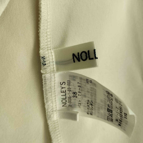 ノーリーズ NOLLEY’S 22SS ジョーゼットプルオーバーカットソー レディース JPN:38