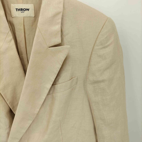 スロー バイスライ THROW by SLY LINEN BOXY DOUBLE TAILORED ジャケット レディース JPN:1