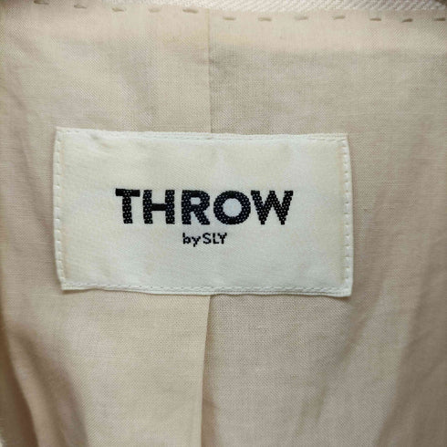 スロー バイスライ THROW by SLY LINEN BOXY DOUBLE TAILORED ジャケット レディース JPN:1