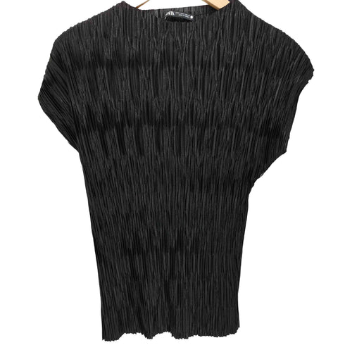 ザラ ZARA ホルターネック ポリアミドトップス レディース import:S