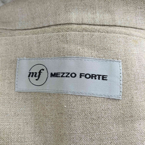 MEZZO FORTE リネン 2Bシングル テーラードジャケット メンズ 165