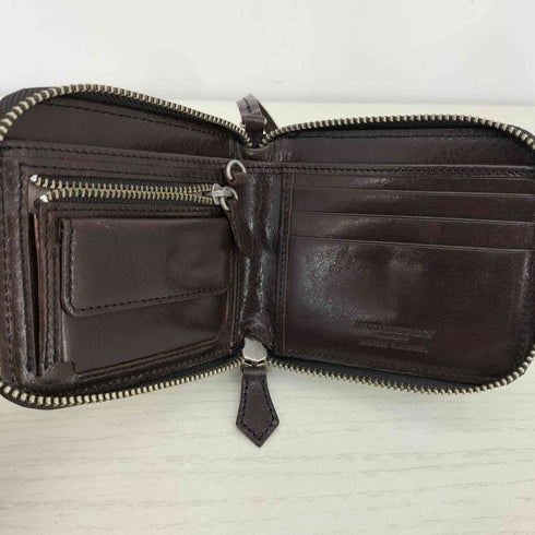 バーバリーブルーレーベル BURBERRY BLUE LABEL ラウンドジップ 二つ折りミニ財布 レディース
