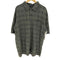 TOSCANO 80-90s シルク コットン S/S チェック シャツ ビッグサイズ メンズ import:XXL