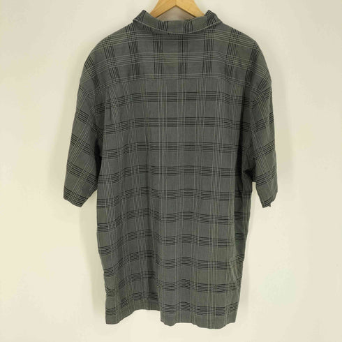 TOSCANO 80-90s シルク コットン S/S チェック シャツ ビッグサイズ メンズ import:XXL