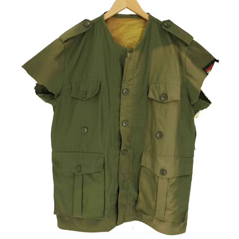 ジャーマンアーミー GERMAN ARMY YKK ジップ カスタム カットオフ S/S フィールド ジャケット メンズ