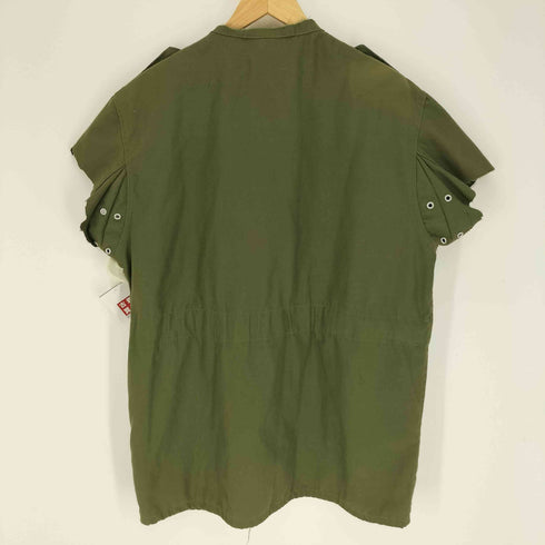 ジャーマンアーミー GERMAN ARMY YKK ジップ カスタム カットオフ S/S フィールド ジャケット メンズ
