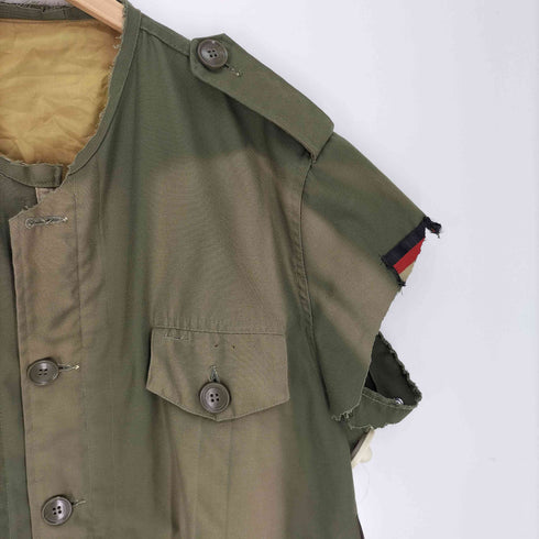 ジャーマンアーミー GERMAN ARMY YKK ジップ カスタム カットオフ S/S フィールド ジャケット メンズ