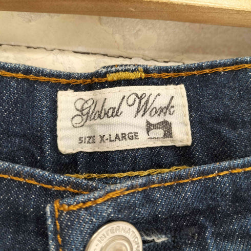 グローバルワーク GLOBAL WORK MADE IN USA ボタンフライデニムパンツ メンズ JPN:XL