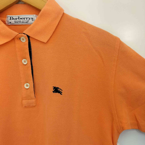バーバリーズ BURBERRYS ワンポイント 鹿の子 ポロシャツ レディース import:M