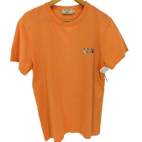 メゾンキツネ MAISON KITSUNE ダブルフォックス クルーネックTシャツ レディース import:S