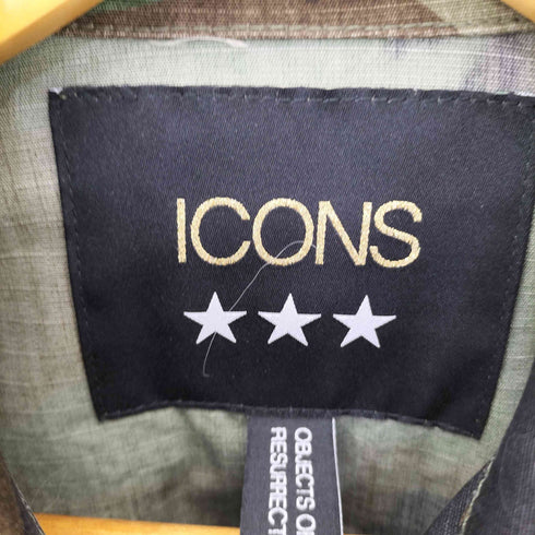 ICONS リメイク 迷彩 BDUミリタリージャケット レディース JPN:XS