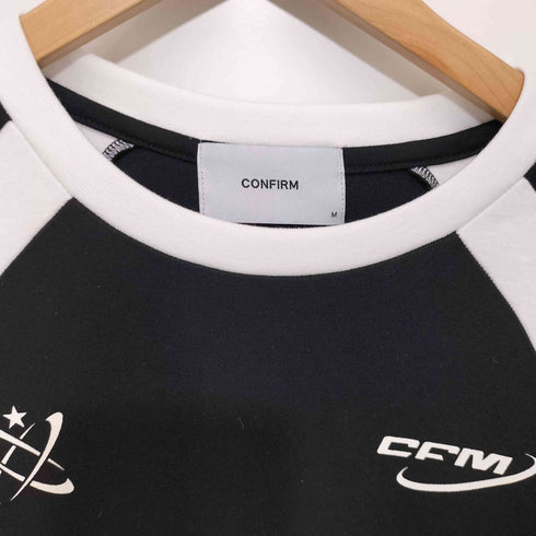 コンファーム CONFIRM 24SS Y2K パイピングライン ロゴプリント ビッグシルエットTシャツ カットソー メンズ JPN:M