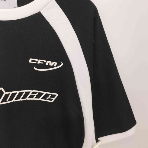 コンファーム CONFIRM 24SS Y2K パイピングライン ロゴプリント ビッグシルエットTシャツ カットソー メンズ JPN:M