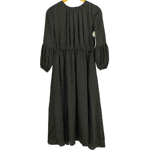 ロペ ROPE ドット ギャザー サテンワンピース レディース JPN:38