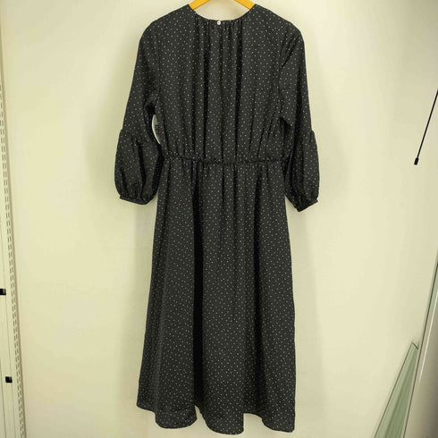 ロペ ROPE ドット ギャザー サテンワンピース レディース JPN:38