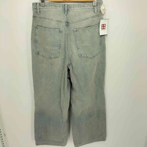 alfred alex gradation wide straight denim pants / グラデーションワイドストレートデニムパンツ メンズ M