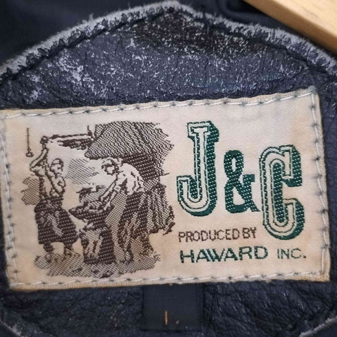 J&C カウレザーボンバージャケット メンズ JPN:L