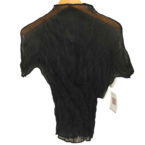 イッセイミヤケ ISSEY MIYAKE 19SS ボトルネック プリーツ S/S カットソー レディース JPN:2
