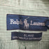 ラルフローレン RALPH LAUREN 90S ポニー刺繍 BLAKE TWO-PLY COTTON ボタンダウン チェック 半袖 シャツミニワンピ レディース import:L
