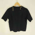 ザラ ZARA ゴールドチェーン レーヨン ポリ ナイロン S/S ニット セーター レディース import:M